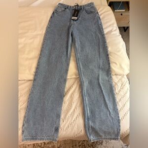 White Fox Boutique High Rise Straight Leg Jeans